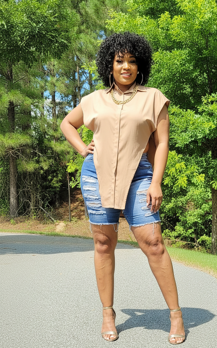 Baby Girl- Split Sides Top