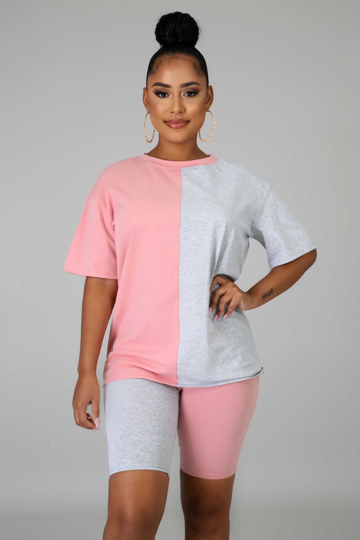 A BADDIE- 2 Piece Short Set