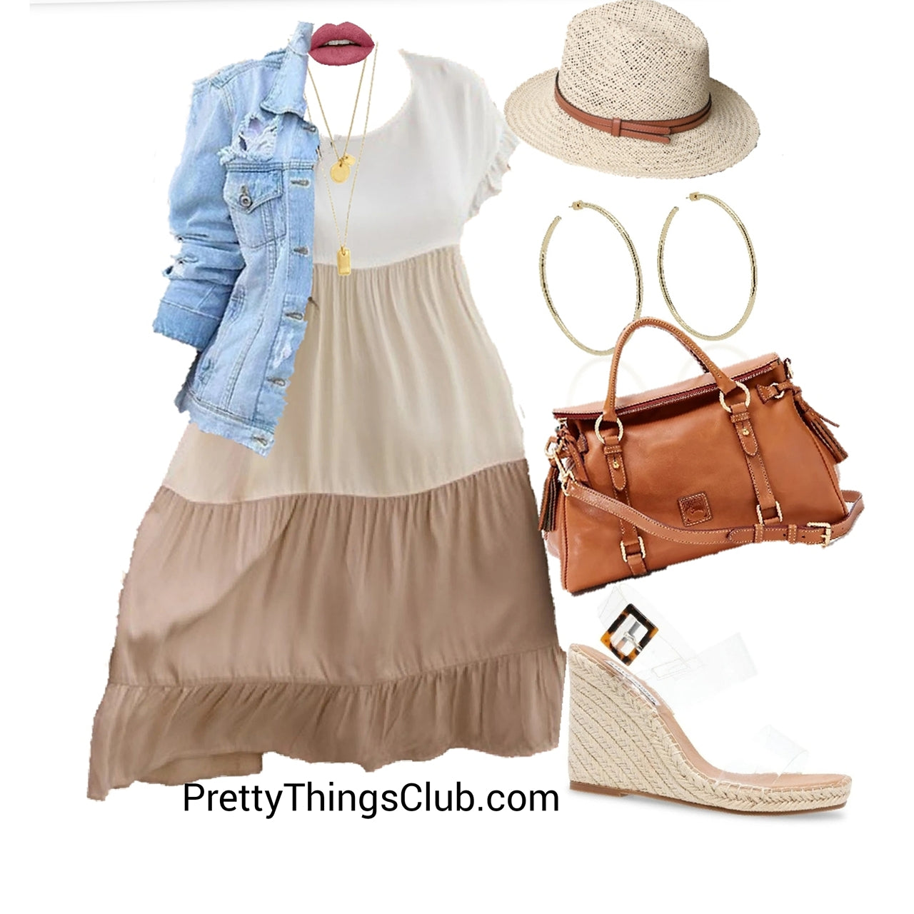 Dream lover- Color block baby doll dress