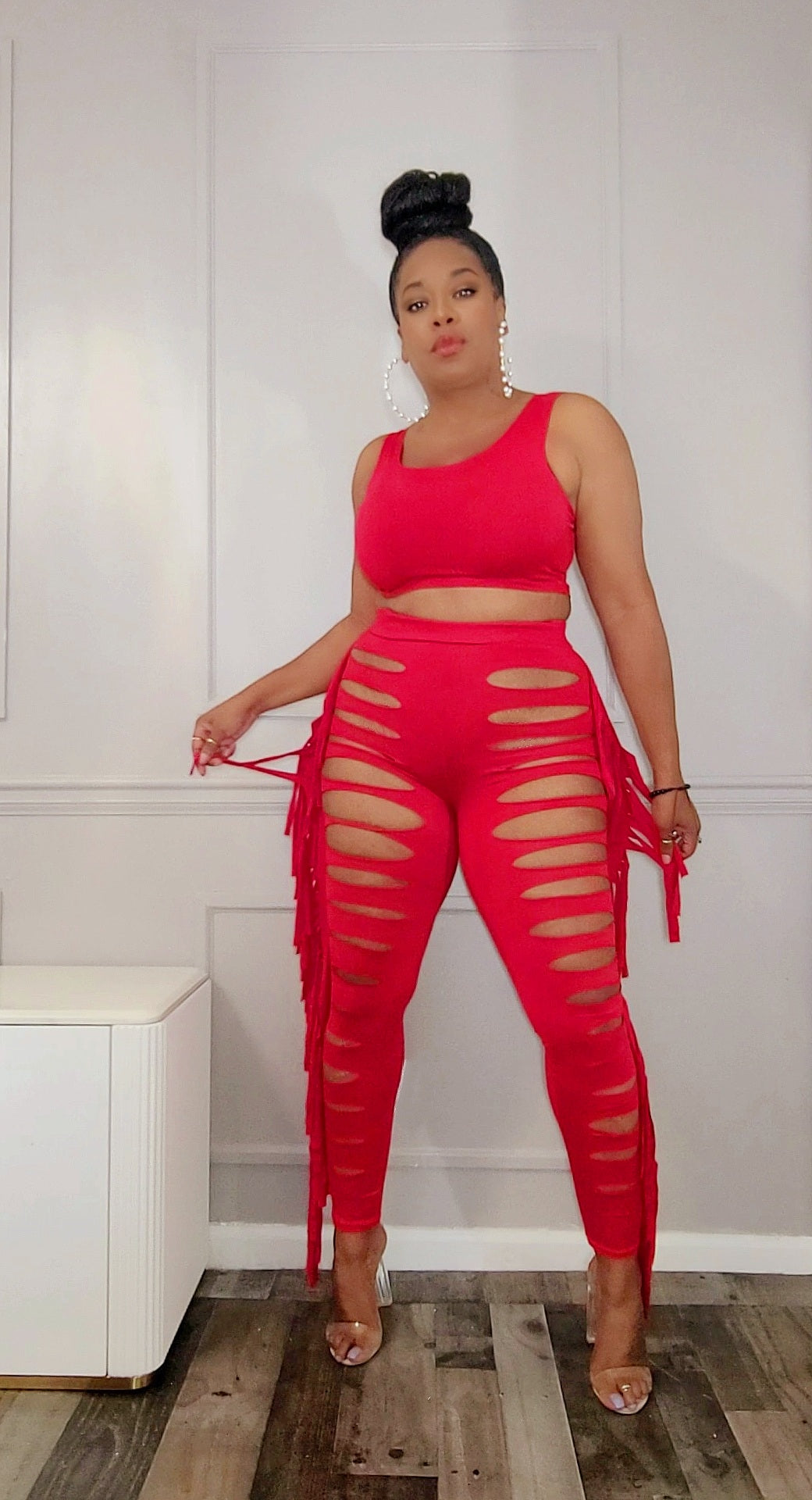 Cuff It- Fringe Cut Out Detail Set
