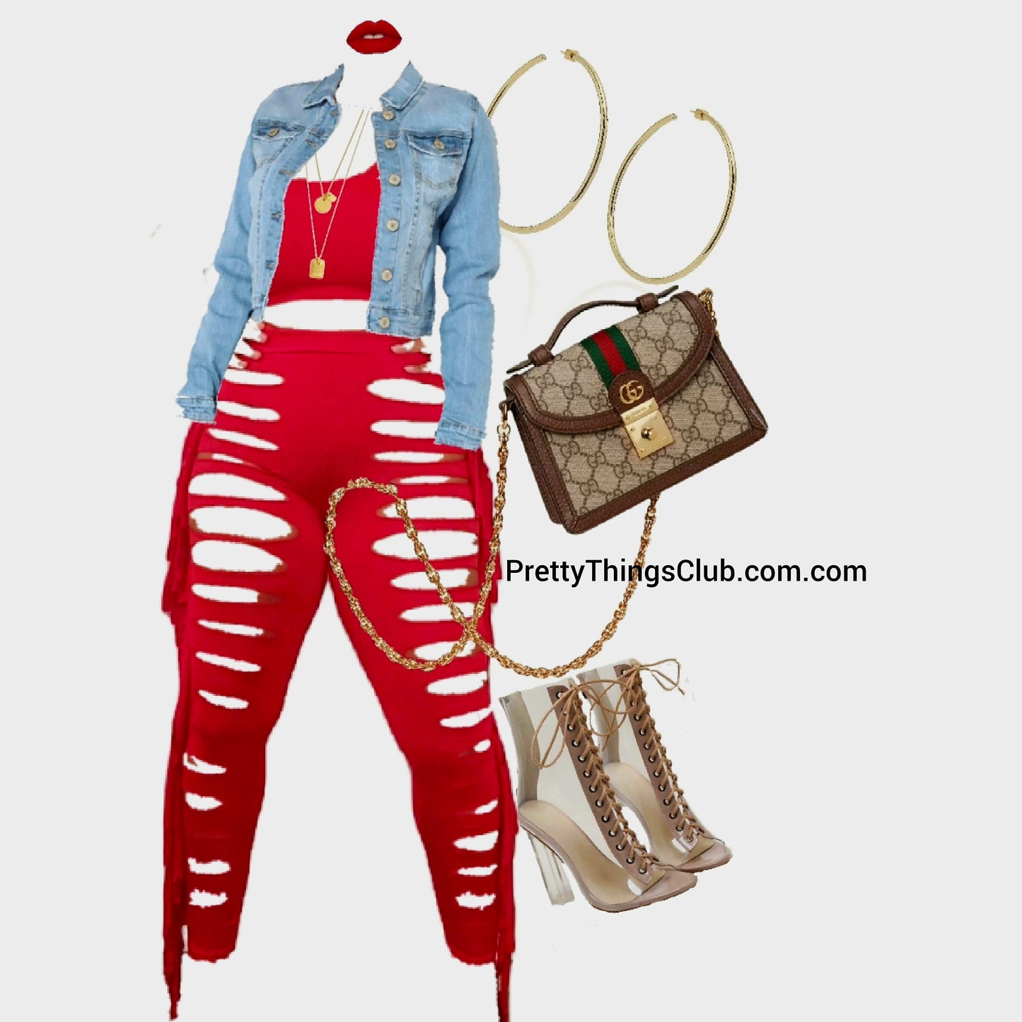 Cuff It- Fringe Cut Out Detail Set