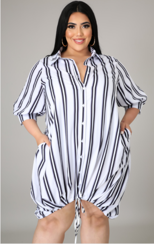 It's Official- Button Front Dress