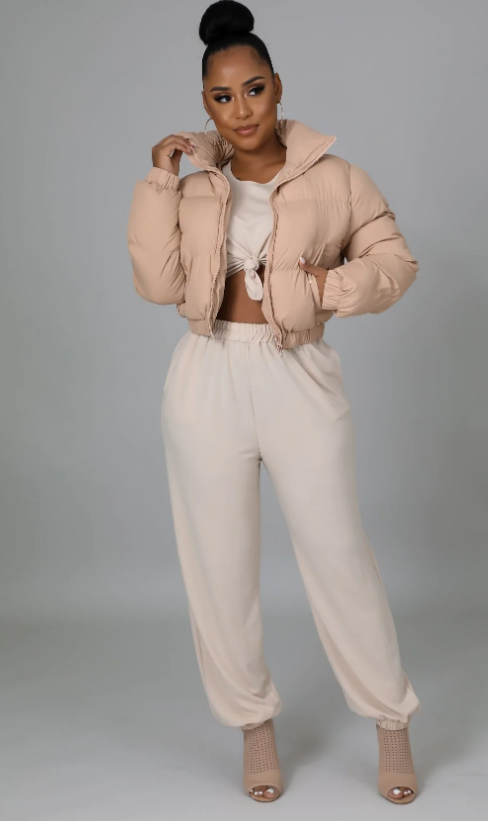 So Posh- 2 Piece Crop Top Set