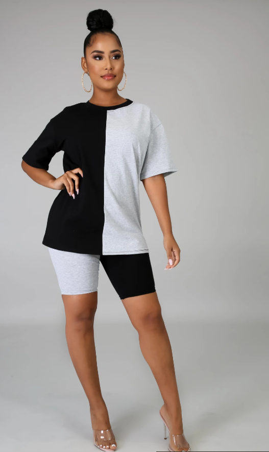 A BADDIE- 2 Piece Short Set
