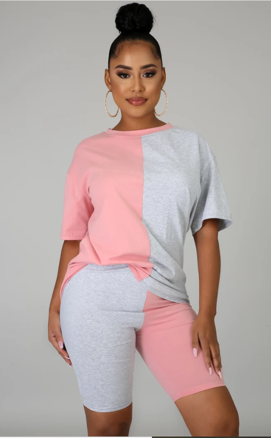 A BADDIE- 2 Piece Short Set
