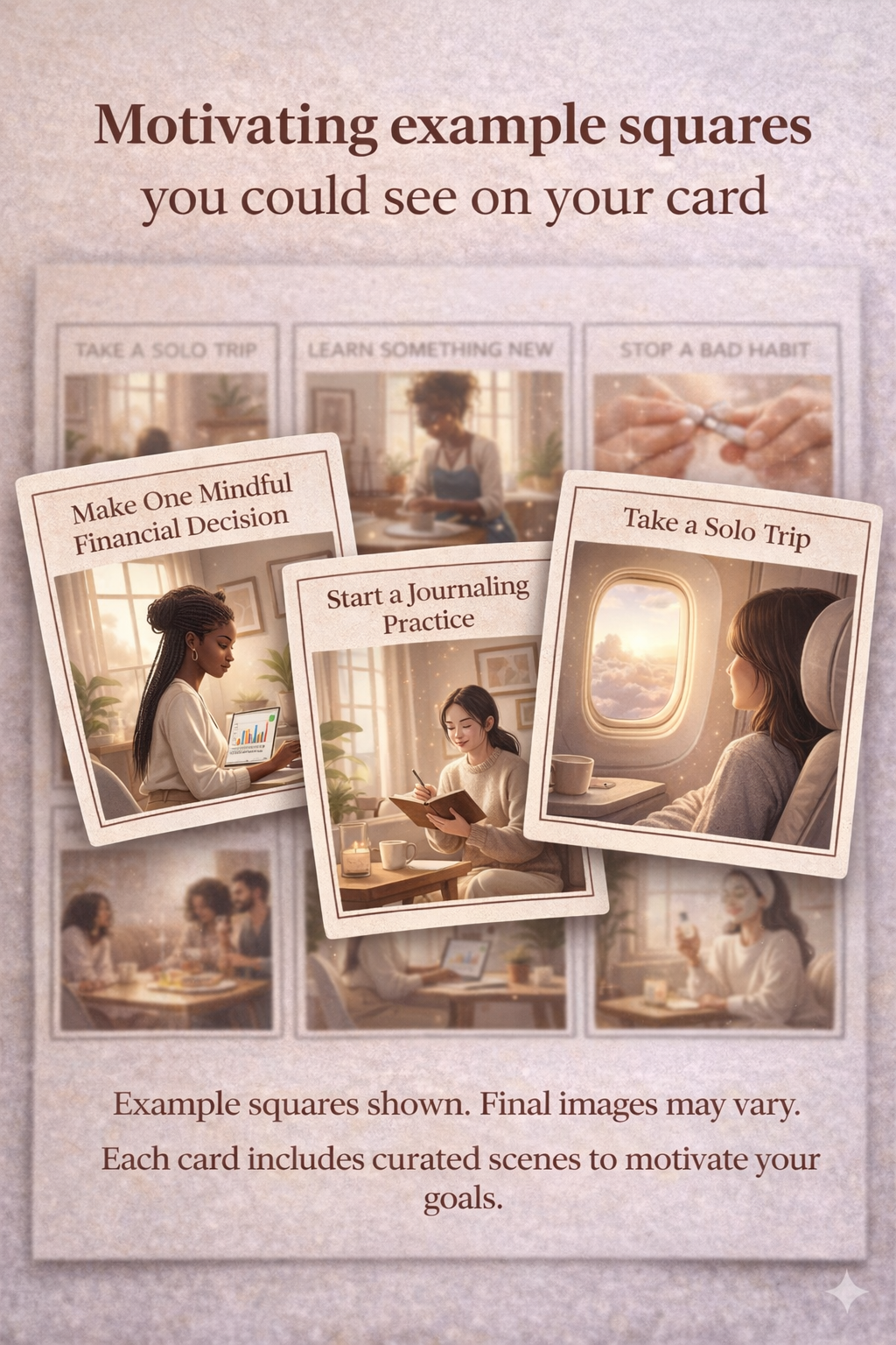 Pretty Pace™ 2026 Vision Bingo –  Neutral WW/Edition PRODUCT B