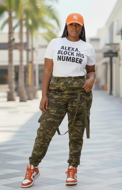 ALEXA- BLOCK HIS NUMBER T-SHIRT
