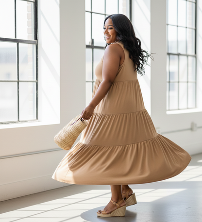 The Perfect Maxi- Sleeveless Dress