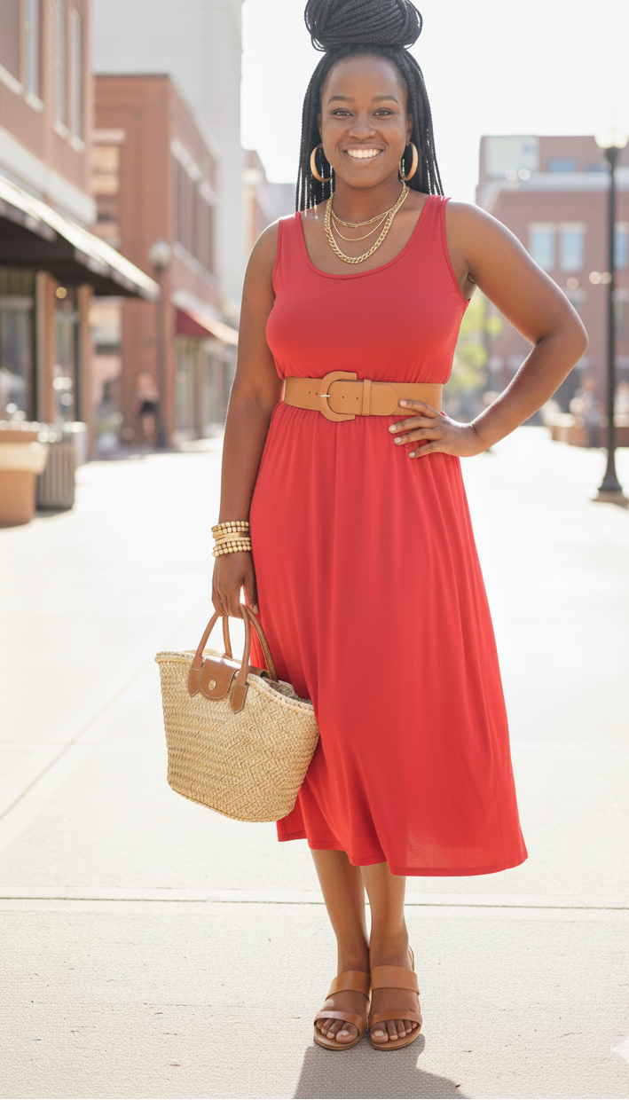 No Limit- sleeveless round neck dress