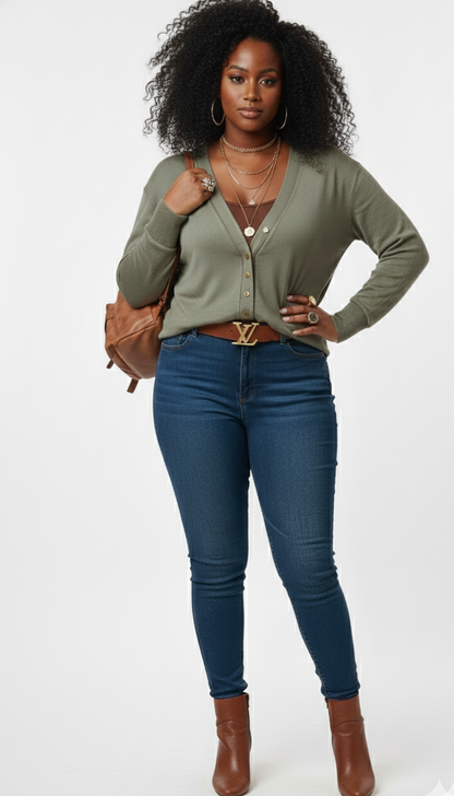 Pull It Together- Button Front Cardigan