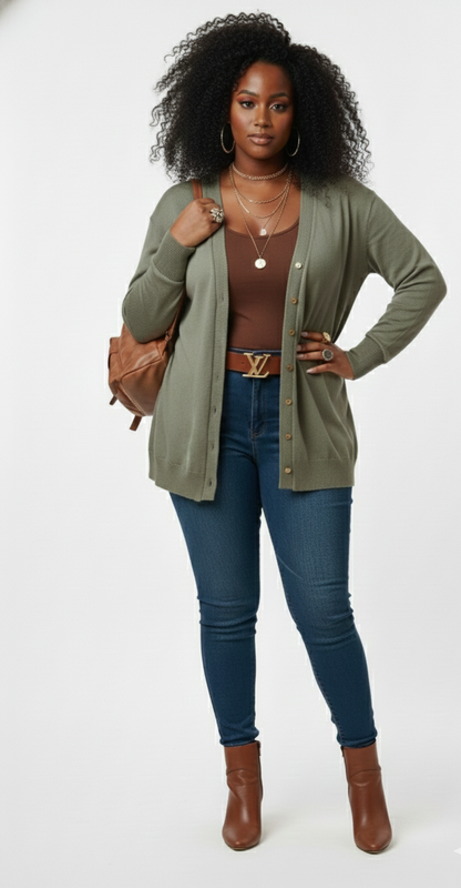 Pull It Together- Button Front Cardigan