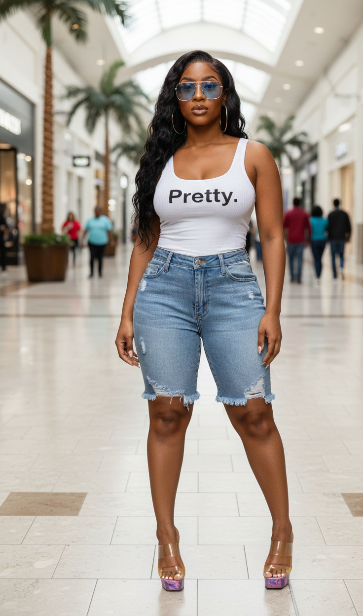 CRUSH ON YOU- DENIM SHORTS