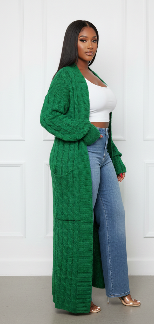 Rich & Ready- Long Cardigan Duster