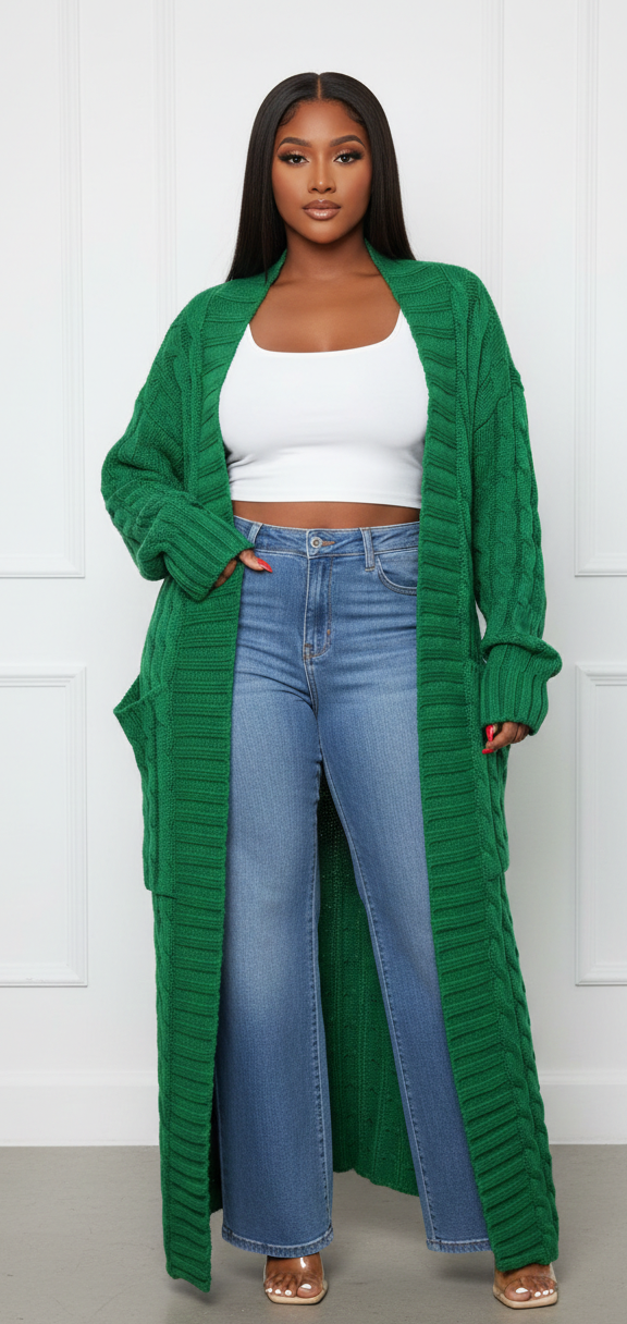 Rich & Ready- Long Cardigan Duster
