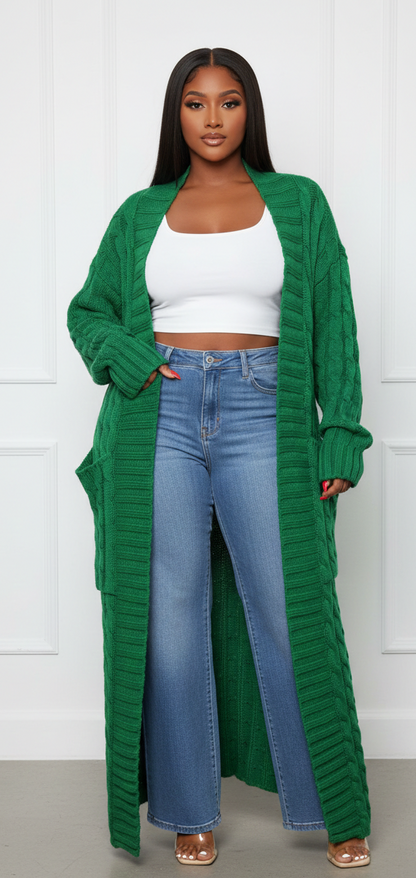 Rich & Ready- Long Cardigan Duster