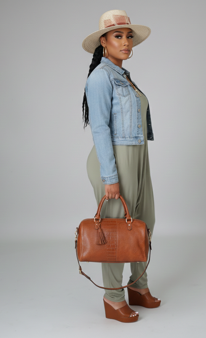 Slay Day- Sleeveless Jumpsuit