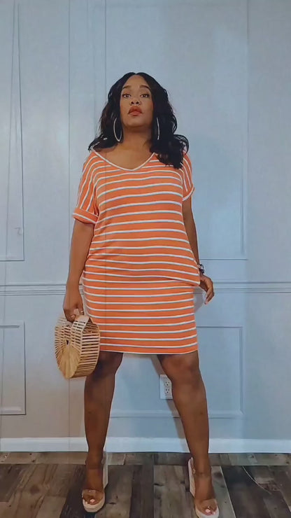 Styled Up- Tee shirt Dress