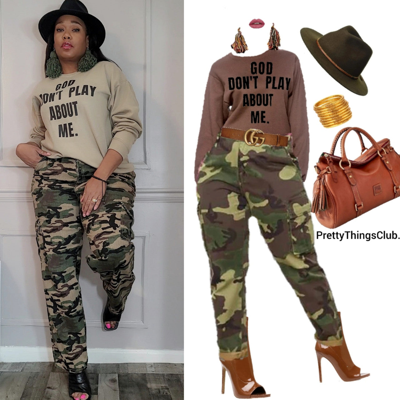 God Don't Play About Me- Unisex Sweat Shirt