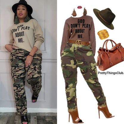 God Don't Play About Me- Unisex Sweat Shirt