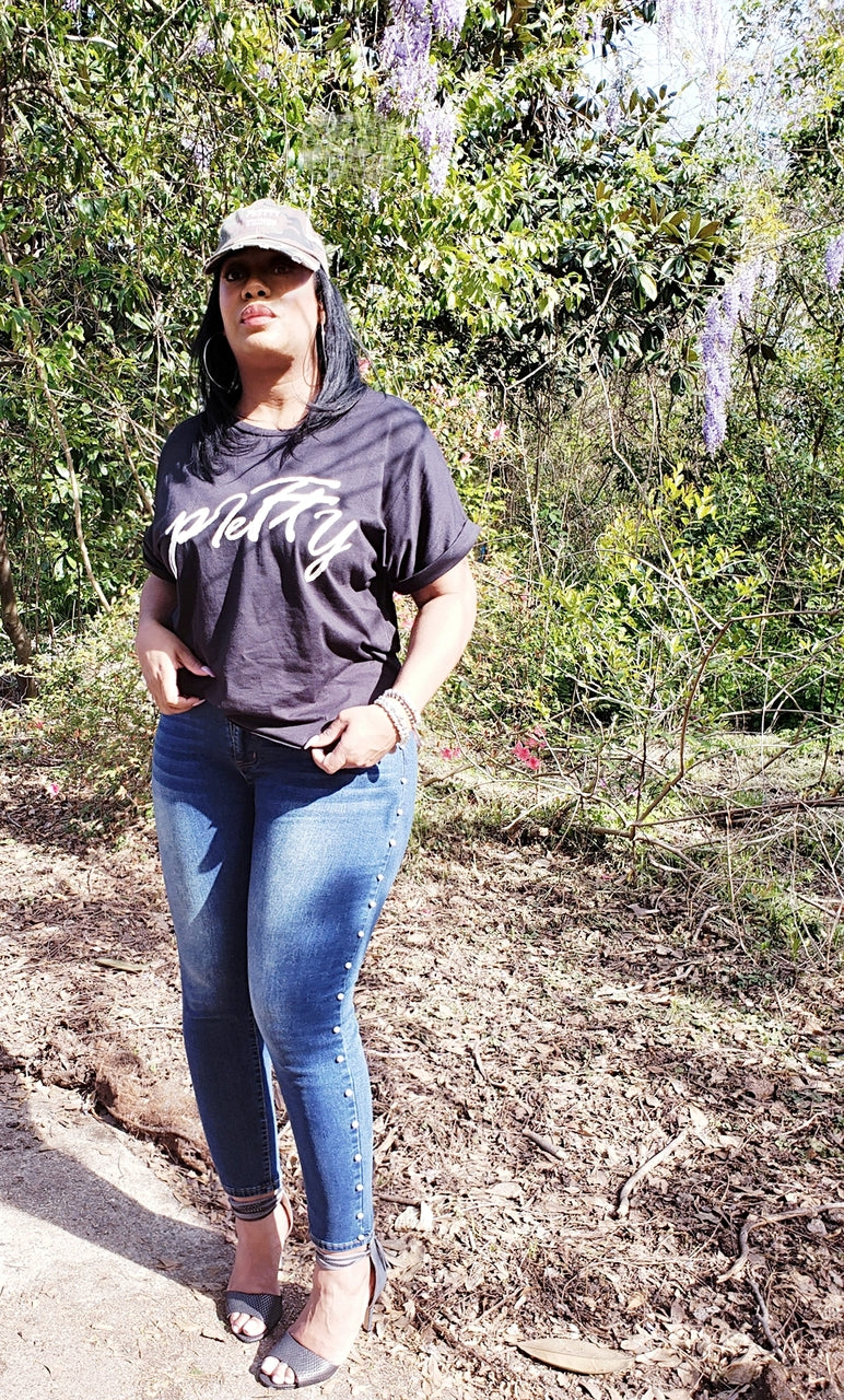 Hey Pearl Hey -Bleach Wash Jeans