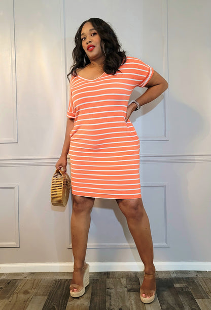 Styled Up- Tee shirt Dress