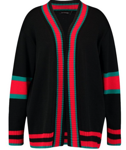 Varsity Team- Designer Striped Cardigan