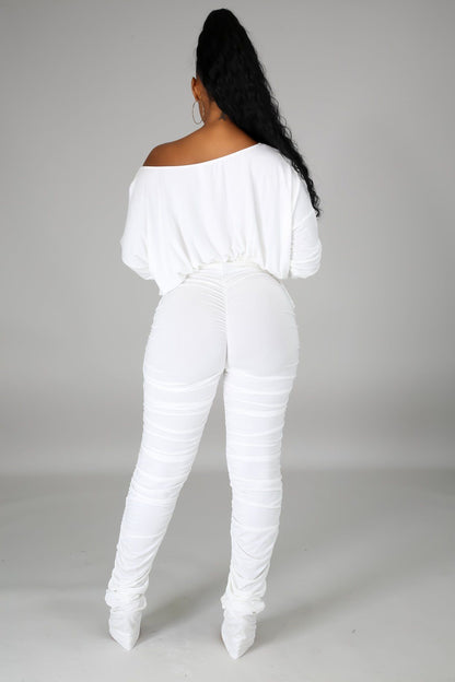 Winter White- 2 Piece Butt Lifter Set