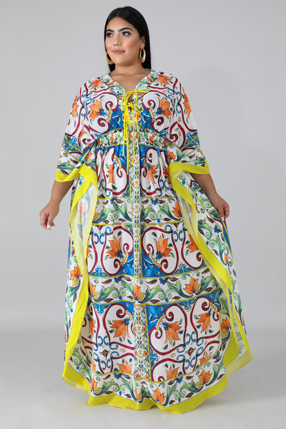 PHOTO SHOOT KIMONO- Maxi Dress