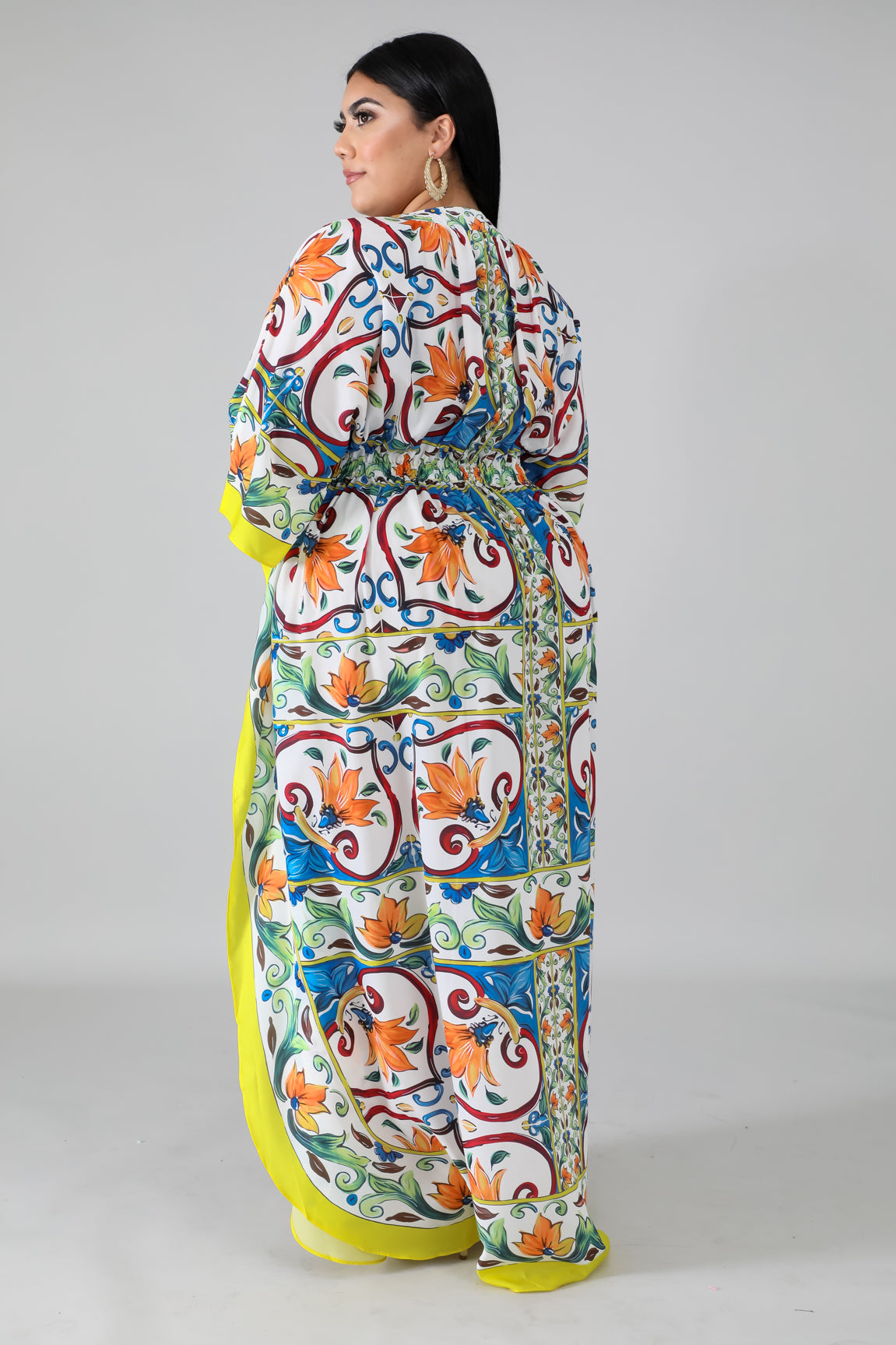 PHOTO SHOOT KIMONO- Maxi Dress