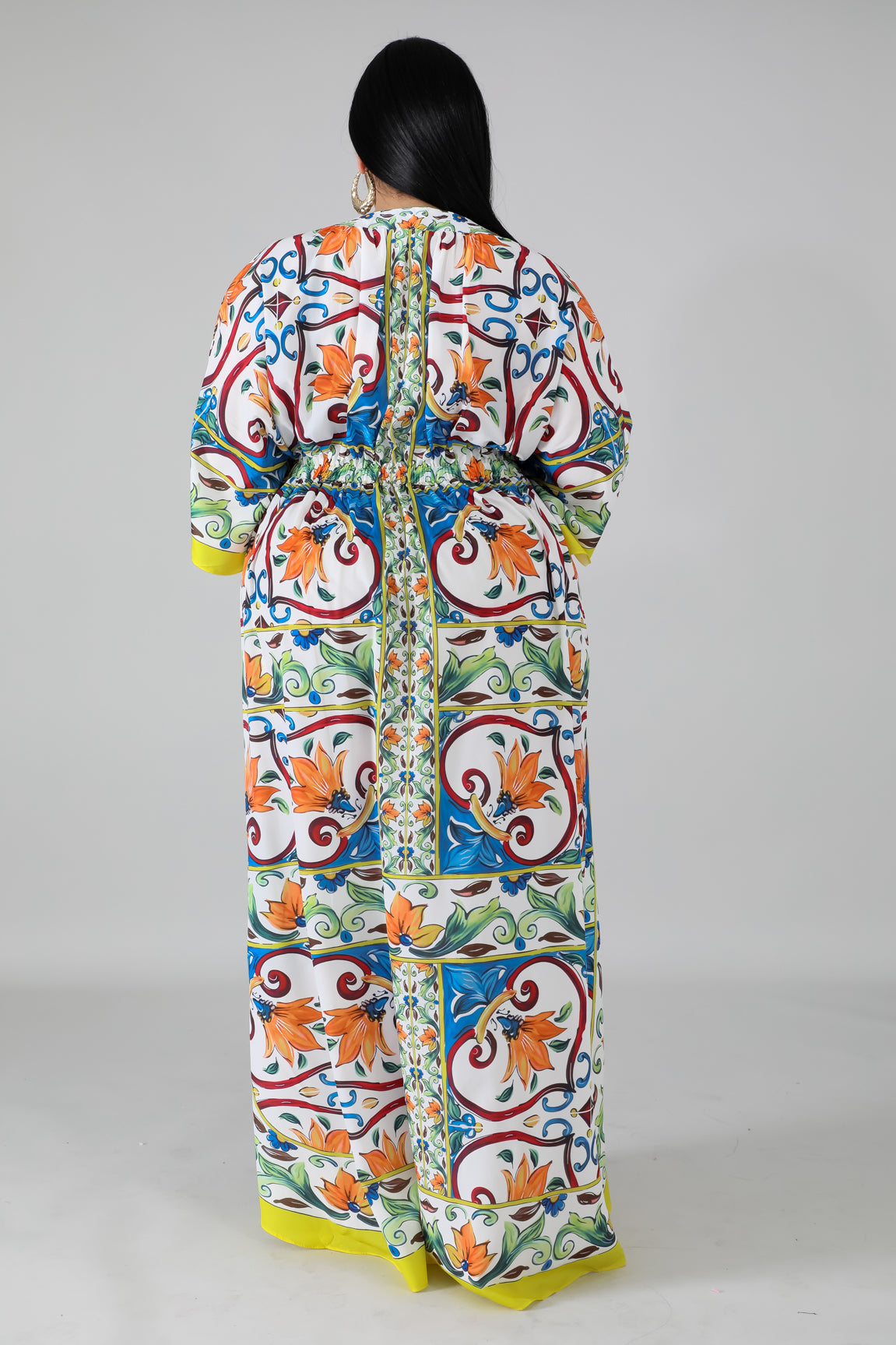 PHOTO SHOOT KIMONO- Maxi Dress