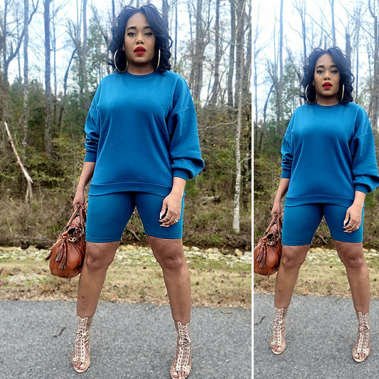 Set it off- biker short set