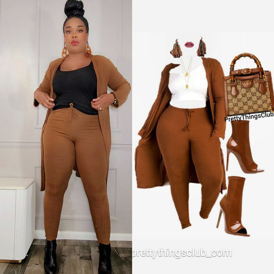 So Fly- Long Cardigan Set