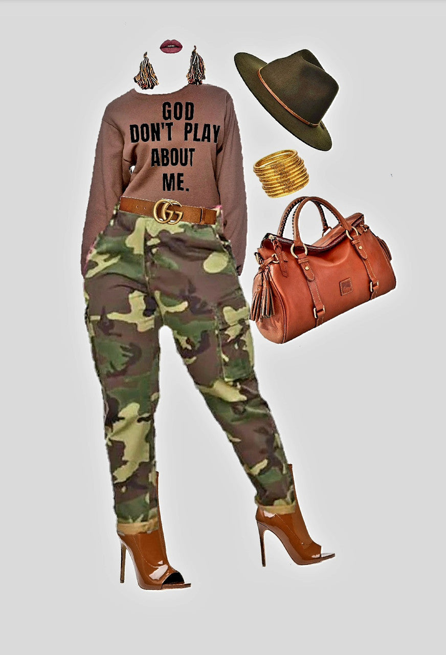 God Don't Play About Me- Unisex Sweat Shirt