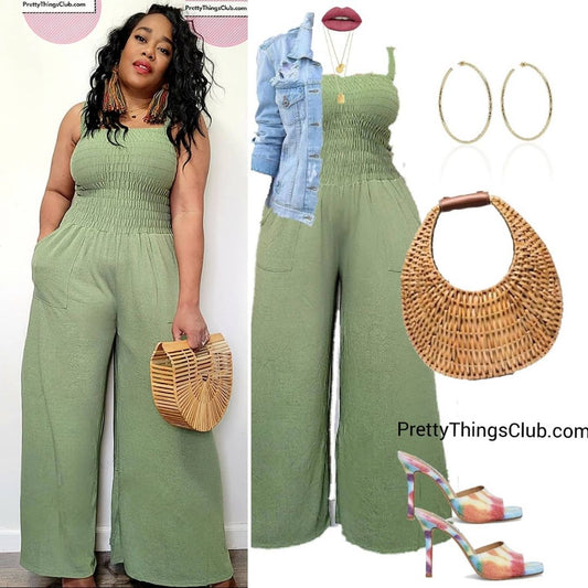 SMOOTHIE- Wide-leg Jumpsuit
